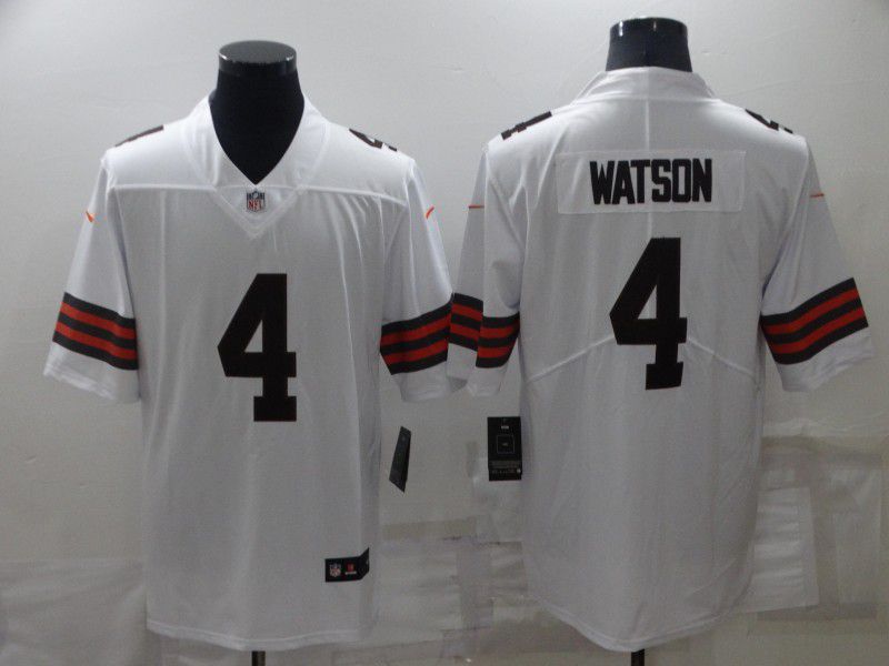 Men Cleveland Browns 4 Watson White 2022 Nike Limited Vapor Untouchable NFL Jersey